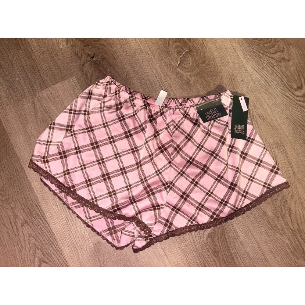 Wild Fable Satin Sleep Boxer Short‎ NEW XS